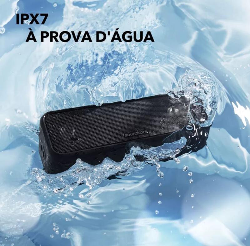 Caixa De Som Portátil Bluetooth Anker Soundcore 3 - Caixa de Som